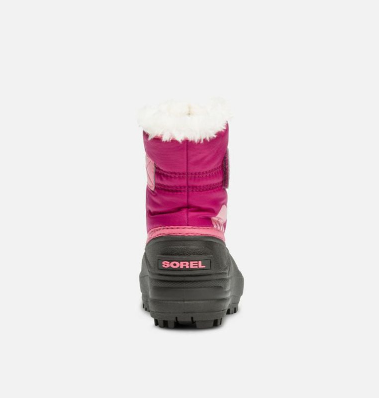 Sorel Barn Vinterkängor Rosa/Svarta - Toddler Commander™ - YSU-752601